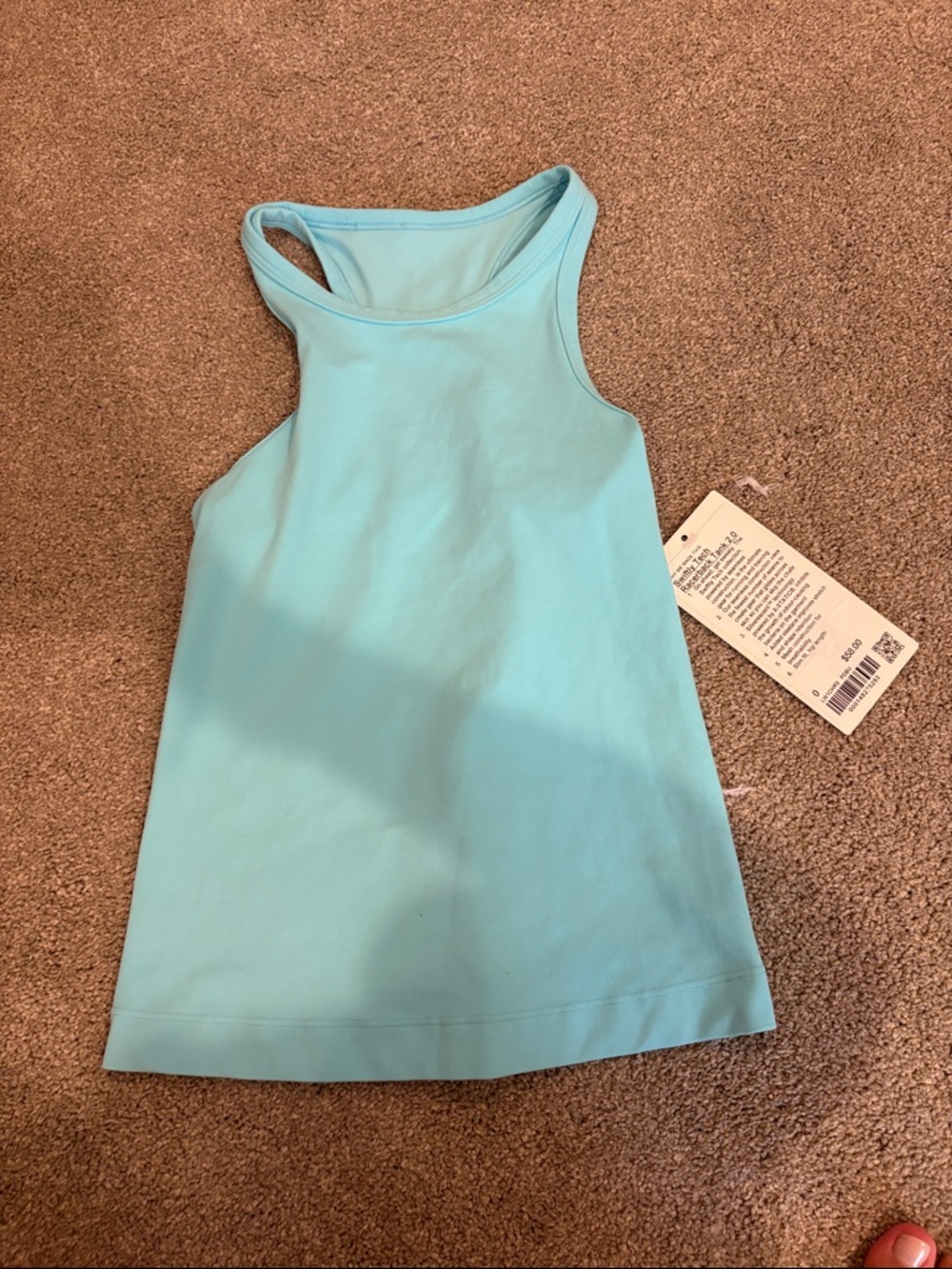 Lululemon Light Blue Racerback Tank Top